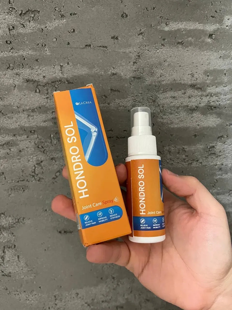 Hondro Sol joint care spray for joint pain and mobility